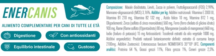 enercanis ingredienti enercanis ingredienti